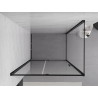 Mexen Exo-R 160 x 95 cm-es, átlátszó, fekete nyíló zuhanykabin - 819-160-095-70-00