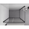 Mexen Exo cabină de duș pivotantă 120 x 100 cm, transparent, neagră - 819-120-100-70-00