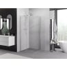 Mexen Exo cabină de duș pătrată cu ușă batantă 100 x 100 cm, transparent, crom - 8110-100-100-01-00
