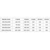Mexen Exo-R Duo cabina de duș pătrată cu ușă batantă 70 x 70 cm, transparentă, neagră - 8110-070-070-70-00
