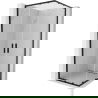 Mexen Exo cabină de duș pătrată culisantă 70 x 70 cm, transparent, negru - 8111-070-070-70-00