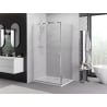 Mexen Exo tolóajtós zuhanykabin 120 x 90 cm, átlátszó, króm - 8151-120-090-01-00