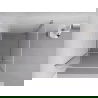 Mexen Exo cabină de duș cu ușă batantă 70 x 70 cm, transparentă, crom - 8181-070-070-01-00