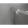 Mexen Exo-BR nyíló zuhanykabin 75 x 75 cm, átlátszó, króm - 8181-075-075-01-00
