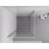 Mexen Exo-BR cabina de duș cu uși batante 80 x 80 cm, transparentă, cromată - 8181-080-080-01-00