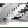 Mexen Exo cabină de duș glisantă 155 x 100 cm, transparent, crom - 8151-155-100-01-00