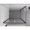 Mexen Exo-B Duo cabină de duș basculantă 100 x 80 cm, transparentă, neagră - 814-100-080-70-00