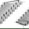 Mexen Exo cabină de duș glisantă 160 x 85 cm, transparentă, neagră - 8151-160-085-70-00