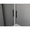 Mexen Exo-BR Duo uși de duș duble rabatabile 100 cm, transparente, negre - 8182-100-000-70-00
