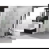 Mexen Exo cabină de duș cu ușă batantă 70 x 70 cm, transparent, crom - 8182-070-070-01-00