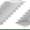 Mexen Exo cabină de duș semirotundă asimetrică glisantă 120 x 90 cm, transparent, crom - 8131-120-090-01-00