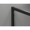 Mexen Exo-S cabină de duș glisantă 110 x 95 cm, transparentă, neagră - 8151-110-095-70-00