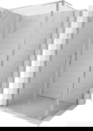 Mexen Exo 90 x 100 cm-es, átlátszó, króm nyíló zuhanykabin - 8182-090-100-01-00