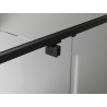 Mexen Exo-BR Duo 70 x 85 cm-es nyíló zuhanykabin, átlátszó, fekete - 8182-070-085-70-00
