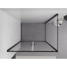 Mexen Exo-BR Duo cabina de duș pivotantă 80 x 100 cm, transparentă, neagră - 8182-080-100-70-00