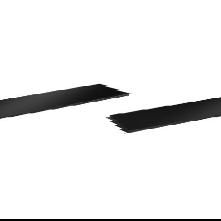 Mexen Uni blat de dulap 180 cm, negru mat - 91AXX-1804-464-18-71