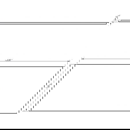 Blat dulap Mexen Uni 120 cm, alb lucios - 91AXX-1204-464-18-00