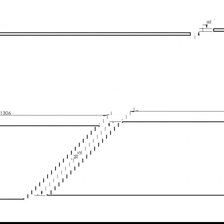 Mexen Uni blat pentru dulap de 130 cm, alb lucios - 91AXX-1304-464-18-00