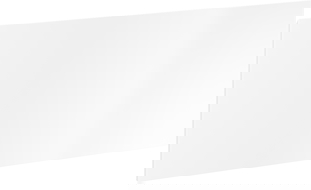 Mexen Orio fațadă pentru corp dulap baie 100 x 43,5 cm, alb mat - 91A10-1000-470-1-01