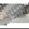 Mexen Lima cabină de duș pliabilă 70 x 70 cm, transparent, Neagră + cadă de duș Flat, Albă - 856-070-070-70-00-4010B