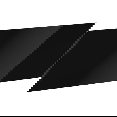 Mexen Orio fürdőszobai szekrénytest előlap, 120 x 43,5 cm, fényes fekete - 91A10-1200-470-1-70