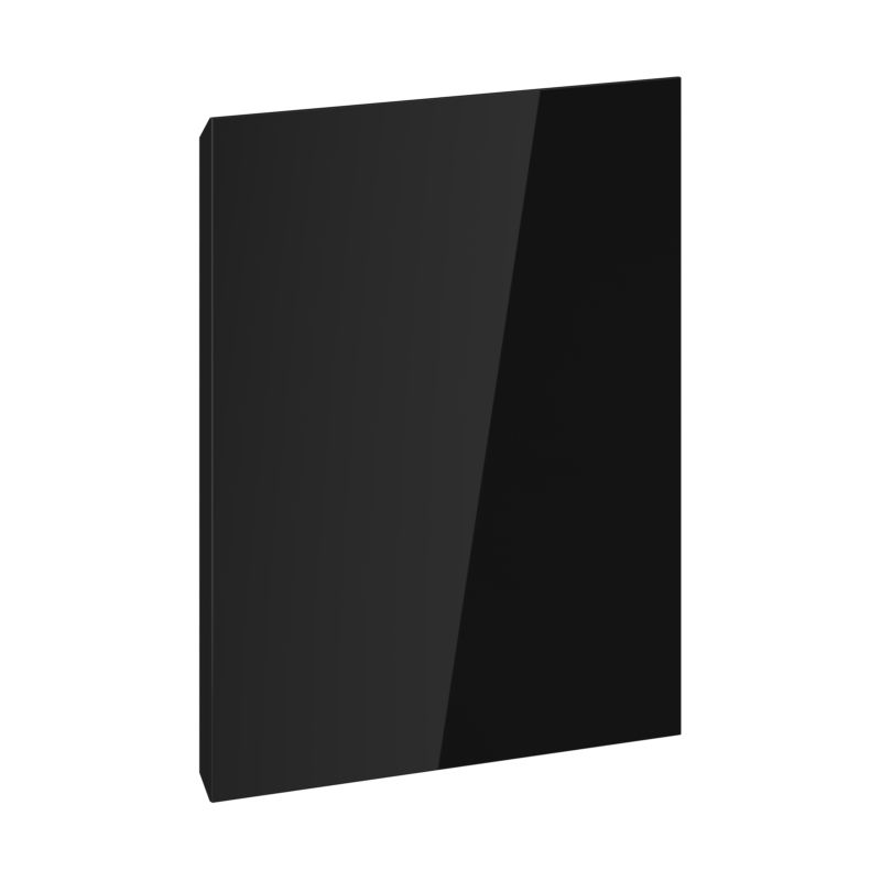 Mexen Orio fürdőszobai szekrénytest előlap 30 x 43,5 cm, fekete fényes - 91A11-0300-470-1-70