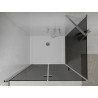 Mexen Lima cabină de duș pliabilă 70 x 90 cm, grafit, crom + cădiță Flat, alb - 856-070-090-01-40-4010