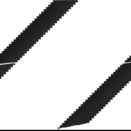 Mexen Orio fürdőszobai szekrény test előlapja 35 x 80 cm (2 db), fekete matt - 91A11-1600-300-2-71