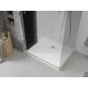 Mexen Lima cabină de duș pliabilă 70 x 100 cm, Grafit, Crom + cadă de duș Flat, Albă - 856-070-100-01-40-4010