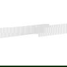 Față Mexen Rivel fațetat pentru dulap de baie 120 x 20 cm, alb mat - 91A20-1200-235-1-01