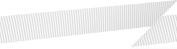 Față Mexen Rivel fațetat pentru dulap de baie 120 x 20 cm, alb mat - 91A20-1200-235-1-01