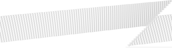 Mexen Rivel előlapi ryflowany a fürdőszobai szekrénytesthez 120 x 20 cm, matt fehér - 91A20-1200-235-1-01