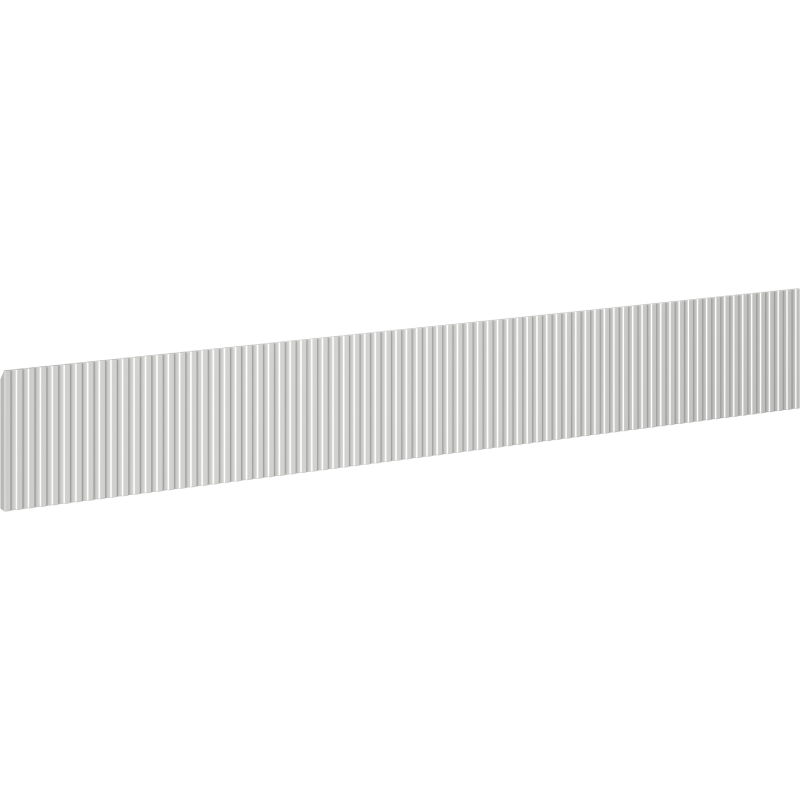 Mexen Rivel front redőzött fürdőszobai szekrénytesthez 140 x 20 cm, szürke matt - 91A20-1400-235-1-62