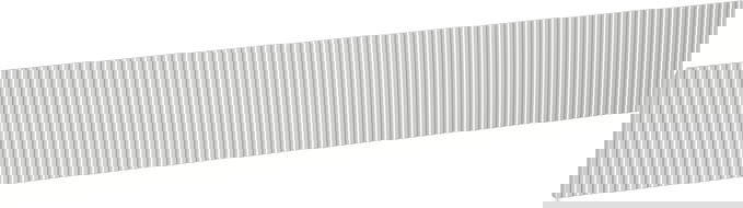 Mexen Rivel parte frontală canelată pentru corpul dulapului de baie 140 x 20 cm, gri mat - 91A20-1400-235-1-62