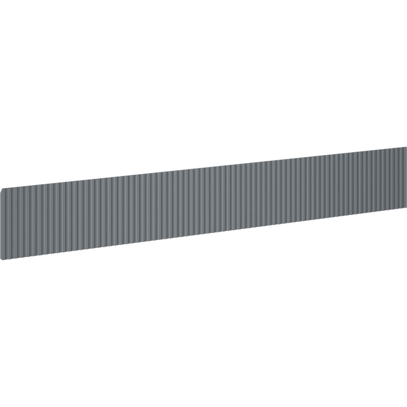 Mexen Rivel front bordázott fürdőszobaszekrény testhez 140 x 20 cm, grafit matt - 91A20-1400-235-1-66