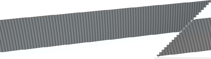 Mexen Rivel față canelată pentru corp de dulap de baie 140 x 20 cm, grafit mat - 91A20-1400-235-1-66