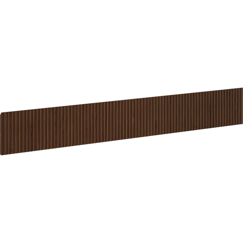 Mexen Rivel fațadă frontală canelată pentru corpul dulapului de baie 160 x 20 cm, nuc - 91A20-1600-235-1-86