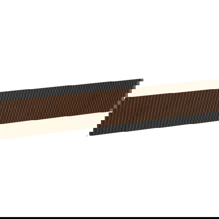 Mexen Rivel fațadă frontală canelată pentru corpul dulapului de baie 160 x 20 cm, nuc - 91A20-1600-235-1-86