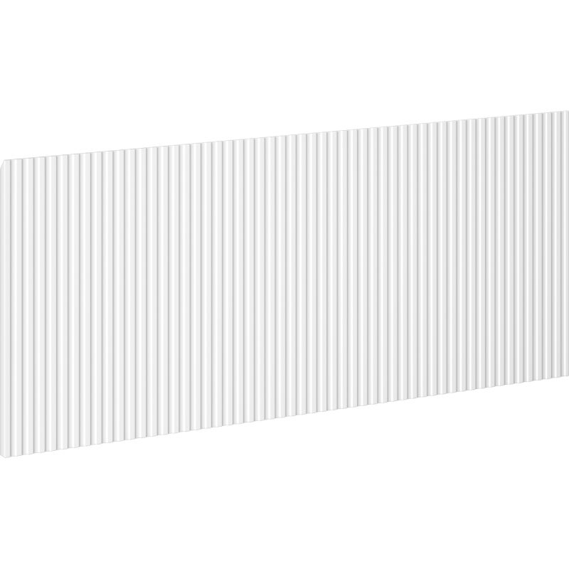 Mexen Rivel elülső, testhez bordázott fürdőszobai szekrényhez 100 x 43,5 cm, fehér matt - 91A20-1000-470-1-01
