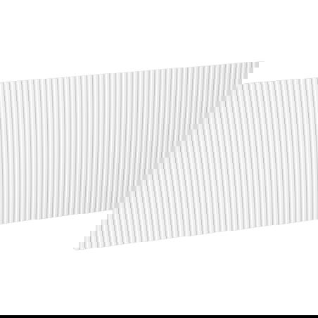 Mexen Rivel elülső, testhez bordázott fürdőszobai szekrényhez 100 x 43,5 cm, fehér matt - 91A20-1000-470-1-01