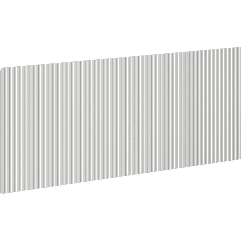 Mexen Rivel elülső redőzött a fürdőszobai szekrénytesthez 100 x 43,5 cm, szürke matt - 91A20-1000-470-1-62