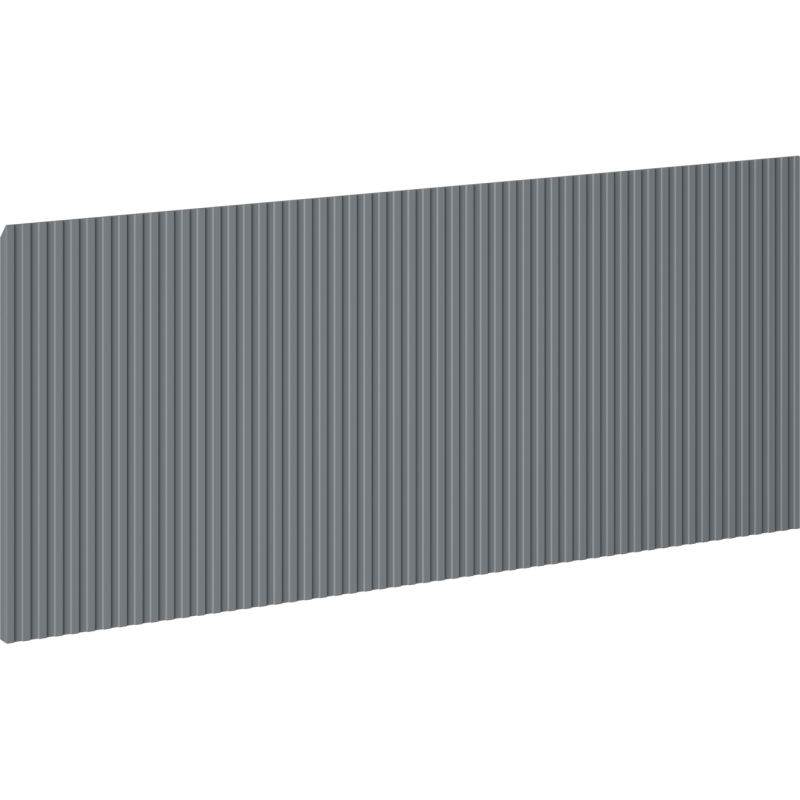 Mexen Rivel, 90 x 43,5 cm-es barázdált előlap fürdőszobai szekrényhez, grafit matt - 91A20-0900-470-1-66