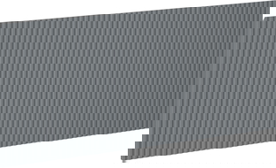 Mexen Rivel front bordázott fürdőszobai szekrénytesthez 100 x 43,5 cm, grafit matt - 91A20-1000-470-1-66