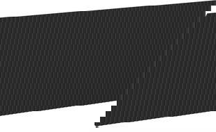 Mexen Rivel front canelat pentru corp dulap baie 120 x 43,5 cm, negru mat - 91A20-1200-470-1-71