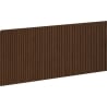 Mexen Rivel elülső barázdált fürdőszobai szekrénytesthez 90 x 43,5 cm, dió - 91A20-0900-470-1-86
