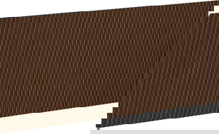 Mexen Rivel față canelată pentru corpul dulapului de baie 100 x 43,5 cm, nuc - 91A20-1000-470-1-86