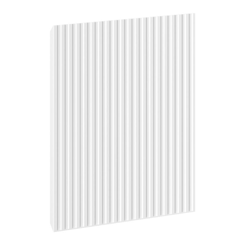 Mexen Rivel elülső rész barázdált fürdőszobai szekrénytesthez 30 x 43,5 cm, fehér matt - 91A21-0300-470-1-01