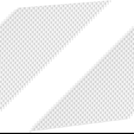 Mexen Rivel front cu striații pentru corpul dulapului de baie 35 x 43,5 cm, alb mat - 91A21-0350-470-1-01