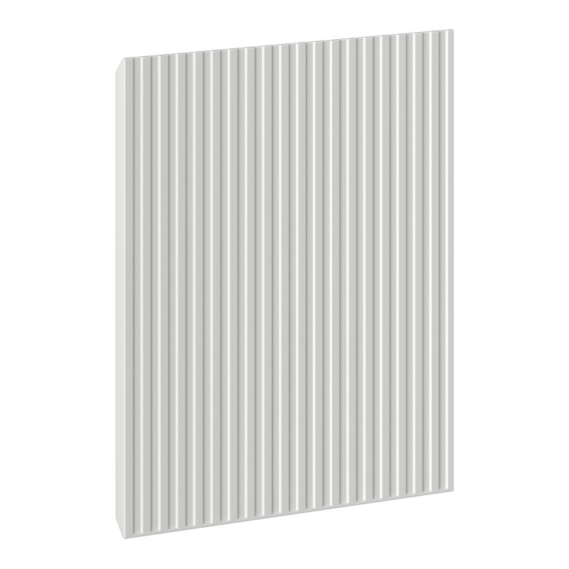 Mexen Rivel front bordázott fürdőszobai szekrénytesthez 35 x 43,5 cm, szürke matt - 91A21-0350-470-1-62