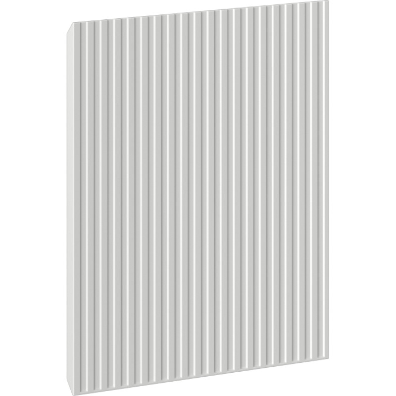 Mexen Rivel 45 x 43,5 cm-es bordázott előlapi elem fürdőszobai szekrénytesthez, szürke matt - 91A21-0450-470-1-62